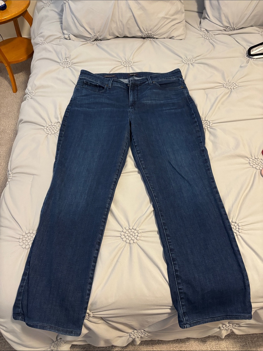 NYDJ Women's Boot Cut Jeans in Dark Blue Denim